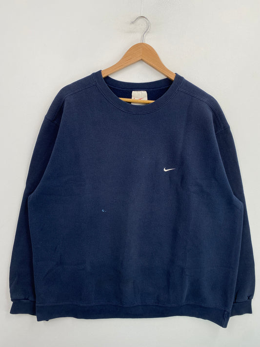 90's NIKE MINI SWOOSH Made in USA Size XL Vintage Sweat-Shirt / G5521S
