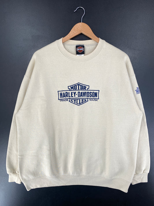 Vintage HARLEY DAVIDSON Size XL Sweat-shirt / G1682S