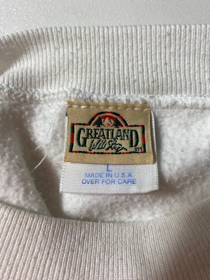 90's NORTHWESTERN UNIVERSITY Made in USA Size L Vintage College Sweat-Shirt / F6322S