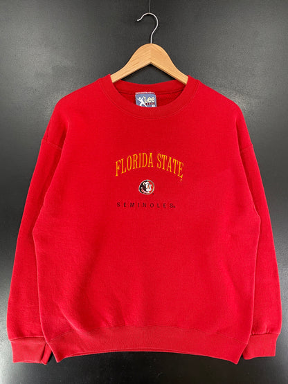 90's FLORIDA STATE SEMINOLES Made in USA Size L Vintage College Sweat-shirt / G5538S