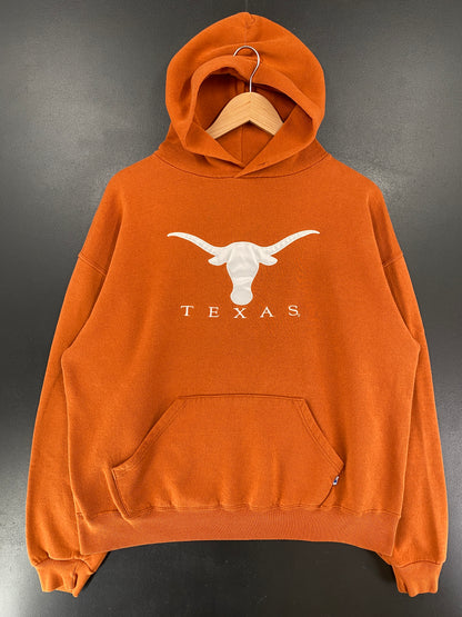 90's TEXAS LONGHORNS Size L Vintage College Hoodie Sweat-shirt / G5540S