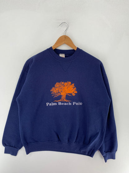 90's PALM BEACH POLO Made in USA Size M Vintage Sweat shirt / F6349S