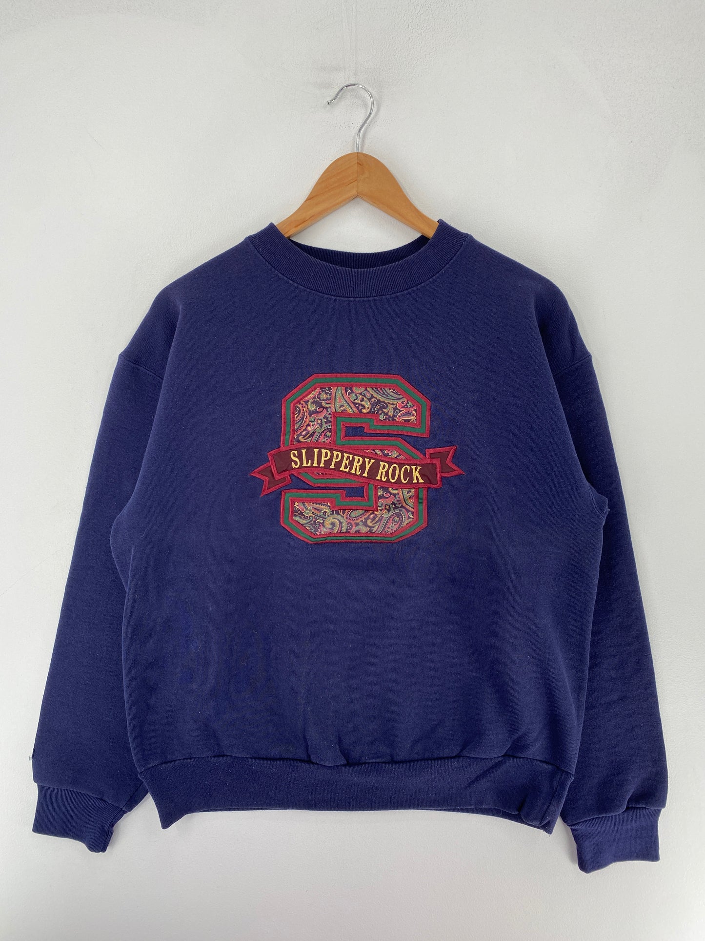 90's JANSPORTS x SLIPPERY ROCK Made in USA Size L Vintage Sweat shirt / F6347S