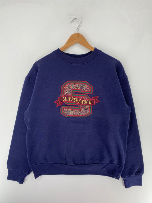 90's JANSPORTS x SLIPPERY ROCK Made in USA Size L Vintage Sweat shirt / F6347S