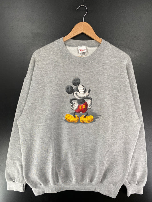 00' DISNEY MICKEY Size XL Vintage Sweat-shirt / G5547S