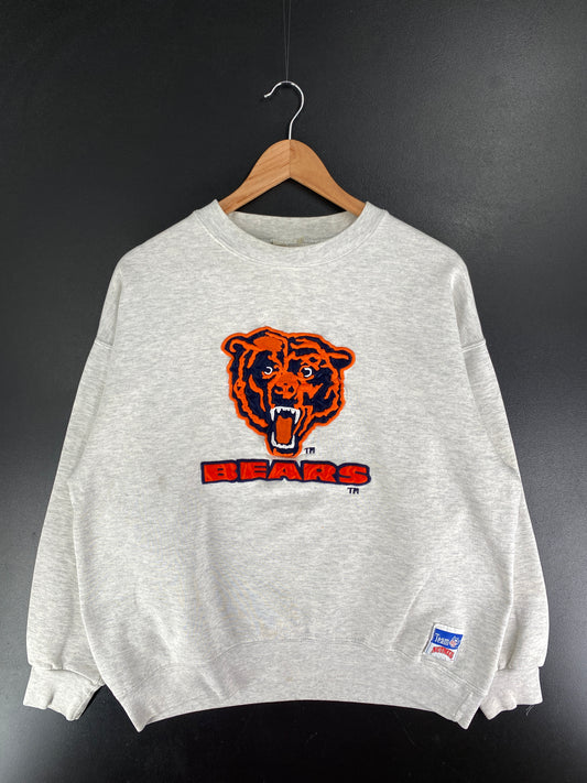 90's NUTMEG x CHICAGO BEARS Made in USA Size Approx.L Vintage NFL Sweat-Shirt / F6368S