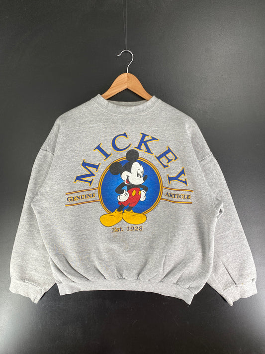 90's MICKEY MOUSE Made in USA Size XL Vintage DISNEY Sweat-shirt / F6378S