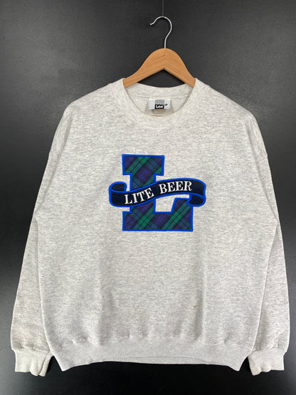 90's LITE BEER Made in USA Size XL Vintage Sweat-shirt / G5570S