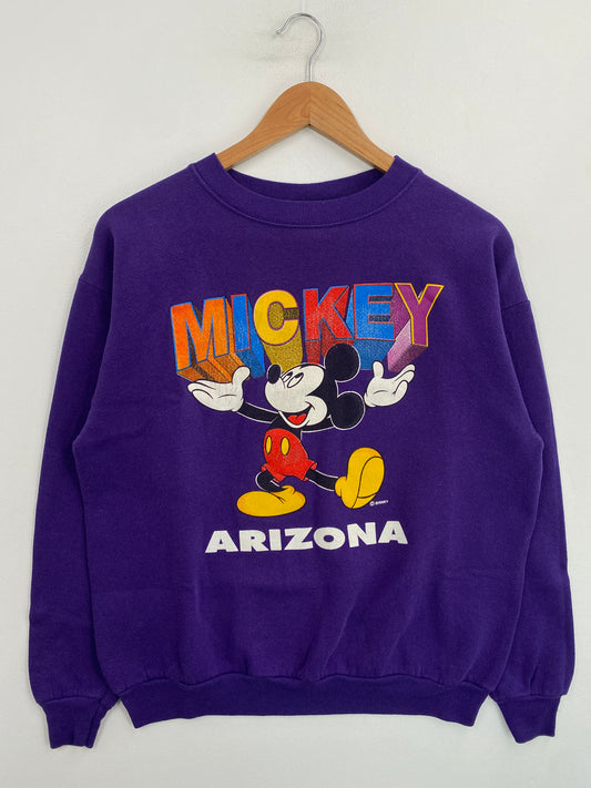 90's DISNEY MICKEY Made in USA Size M Vintage Sweat-Shirt / G5602S
