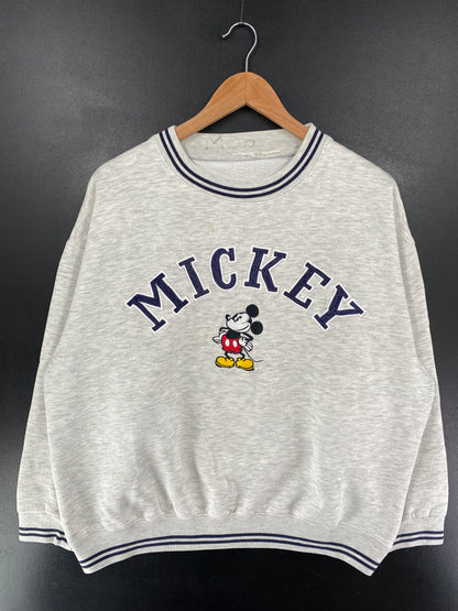 90’s DISNEY MICKEY Size No Tag (Approx. L) Sweat-Shirt / G5610S