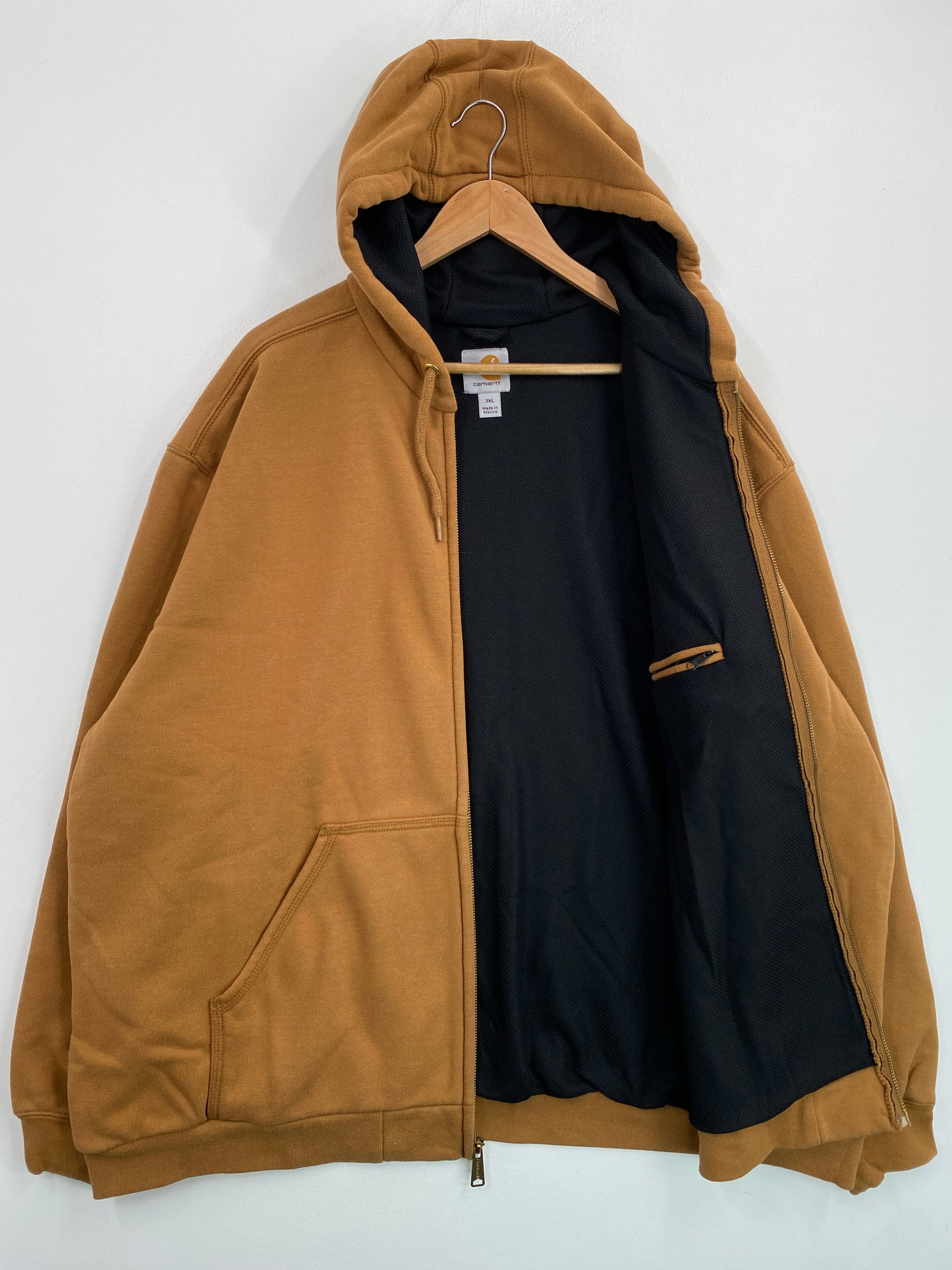 Vintage CARHARRT Size XXXL Zip Up Hoodie Sweat Shirt / G5630S