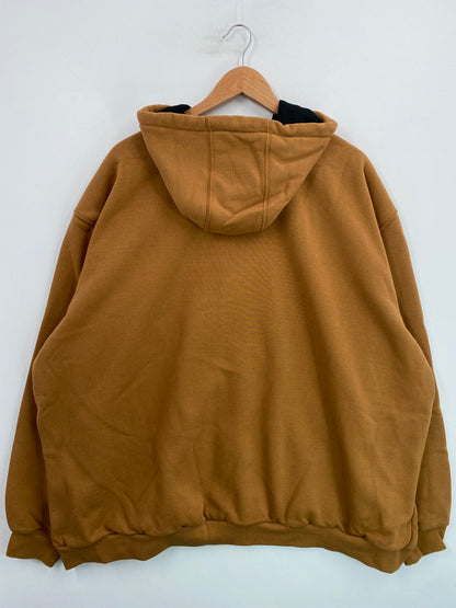 Vintage CARHARRT Size XXXL Zip Up Hoodie Sweat Shirt / G5630S