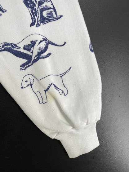 90's DOGS Made in USA Size XL Vintage Animal Sweat-Shirt / G3753S