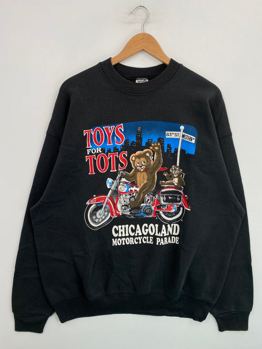 1995 TOYS FOR TOTS Made in USA Size XXL Vintage Sweat-shirt / G5631S