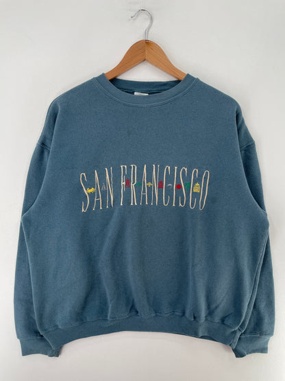 Vintage SAN FRANCISCO Size L Vintage Sweat-shirt / F8261S