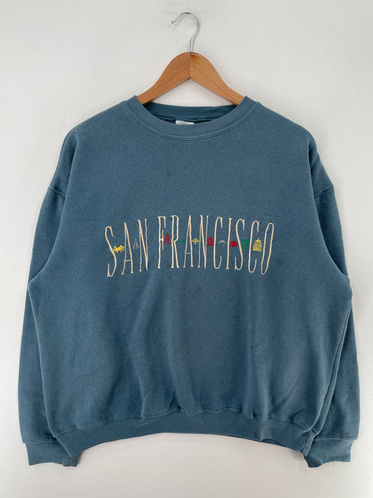 Vintage SAN FRANCISCO Size L Vintage Sweat-shirt / F8261S