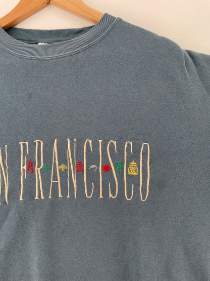 Vintage SAN FRANCISCO Size L Vintage Sweat-shirt / F8261S