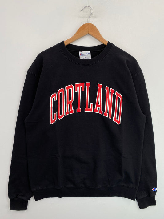 Vintage CHAMPION x CORTLAND Size L Vintage College Sweat-Shirt / G5686S