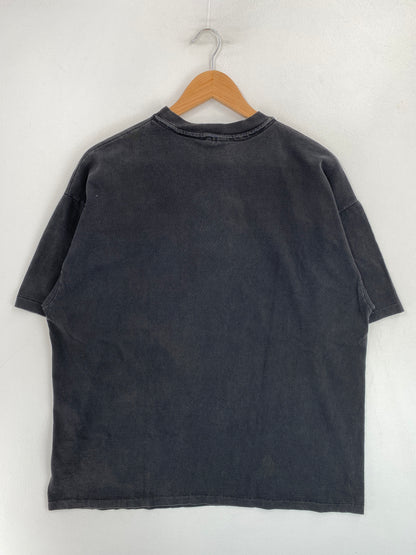 90's HALLOWEEN SKULLS Made in USA Size XL Vintage T-Shirt / G3949T