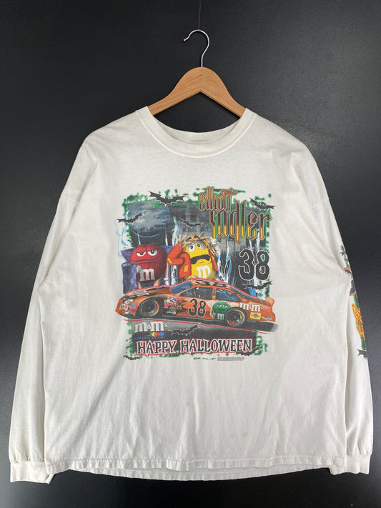 .2003 ELLIOT SADLER HALLOWEEN Size XL Vintage Racing Long Sleeve T-shirt / G3952T