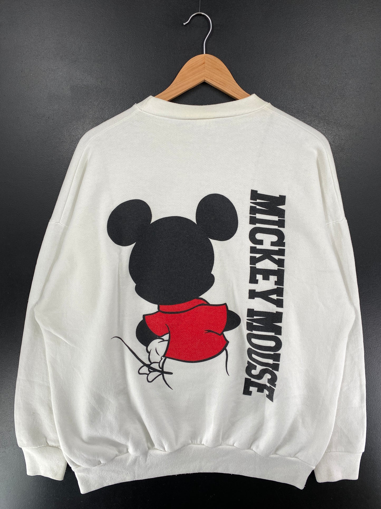 80’s DISNEY MICKEY Made in USA Size XL Vintage Sweat-shirt / G5711S
