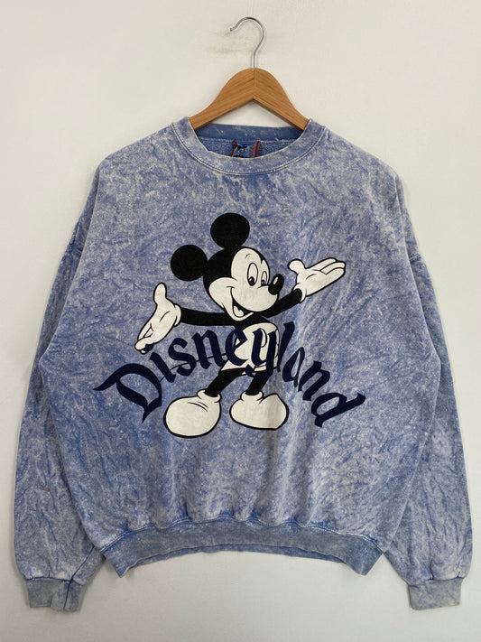 90's DISNEY MICKEY Made in USA Size One Size (Approx. XL) Vintage Sweat-shirt / G5716S