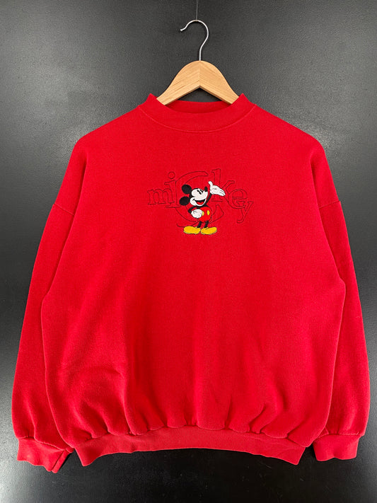 90's DISNEY MICKEY Made in USA Size XL Vintage Sweat-shirt / G5717S
