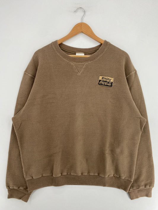 90's ENJOY COCA-COLA Size XL Sweat-shirt / G1829S