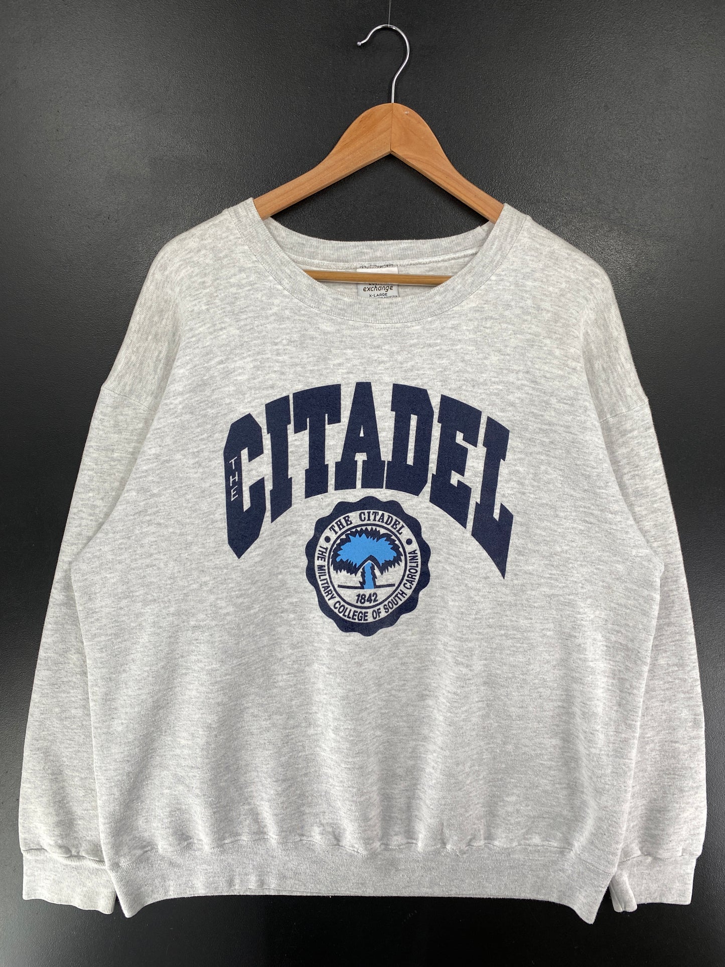 90's THE CITADEL MILITARY COLLEGE Made in USA Size XL Vintage College Sweat-shirt / G5751S