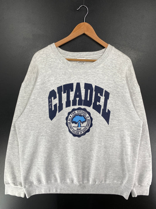 90's THE CITADEL MILITARY COLLEGE Made in USA Size XL Vintage College Sweat-shirt / G5751S
