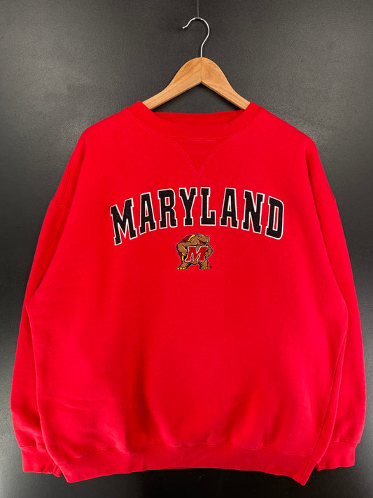 Vintage MARYLAND TERRAPINS Size XL College Sweat-Shirt / G5753S