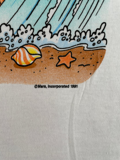 1991 STARBURST Made in USA Size L Vintage T-Shirt / F2419T