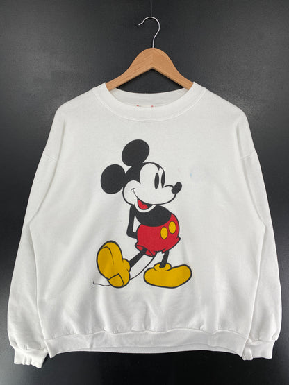 90's DISNEY MICKEY Made in USA Size XL Vintage Sweat-shirt / G5767S