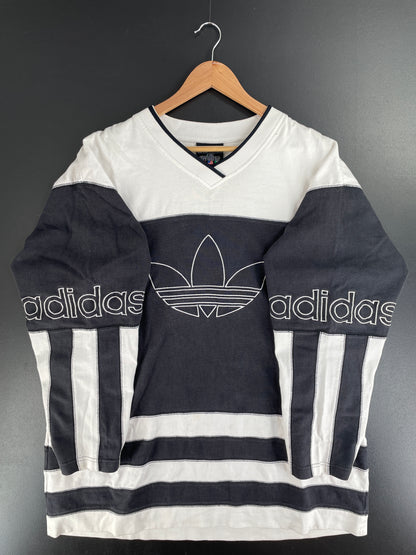 90's ADIDAS Size L Vintage Long sleeve T-shirt / F8584S
