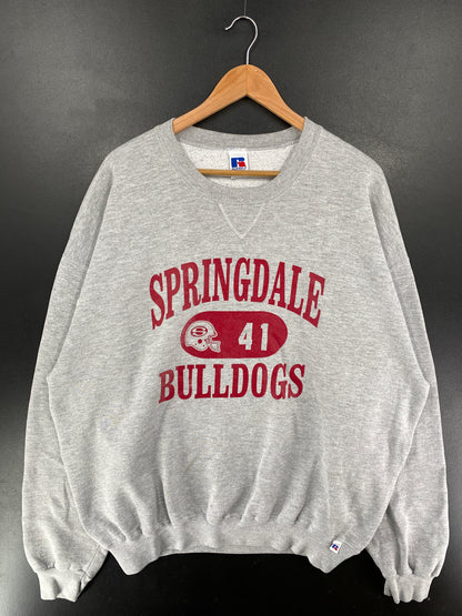 90's SPRINGDALE BULLDOGS Size XXL Vintage College Sweat-shirt / G5801S