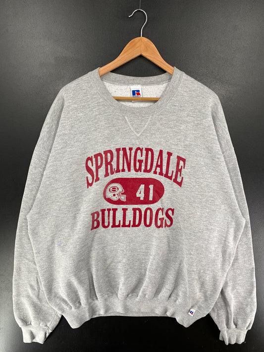90's SPRINGDALE BULLDOGS Size XXL Vintage College Sweat-shirt / G5801S