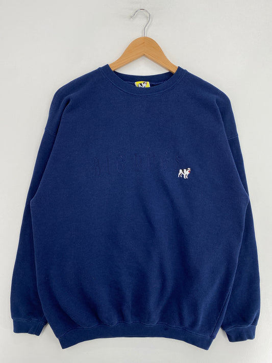 Vintage BIG DOGS Size Approx.L Sweat-shirt / G1946S