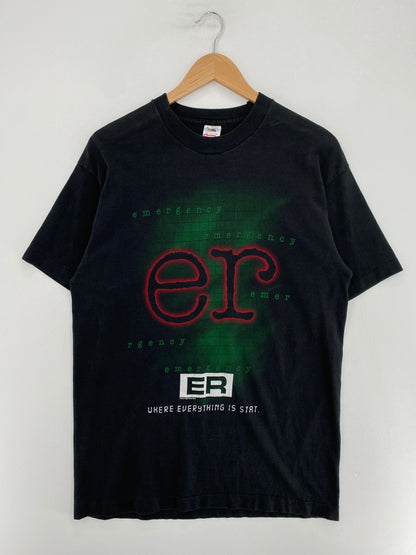 1995 ER Made in USA Size L Vintage TV Drama T-shirt / G1960T