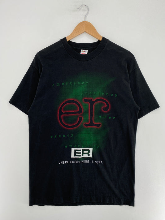 1995 ER Made in USA Size L Vintage TV Drama T-shirt / G1960T