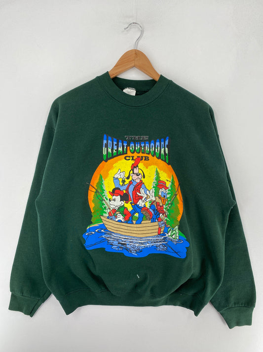 90's DISNEY FRIENDS Made in USA Size XL Vintage Sweat-shirt / F6765S