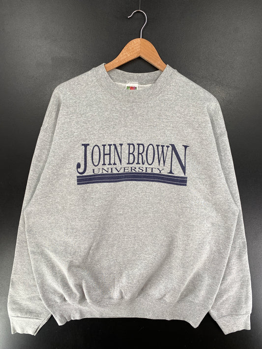 90's JOHN BROWN Made in USA Size XL Vintage College Sweat-shirt / G5867S