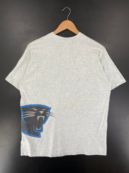 1996 LOONEY TUNES X PANTHERS Made in USA Size L Vintage NFL T-Shirt / G1981T