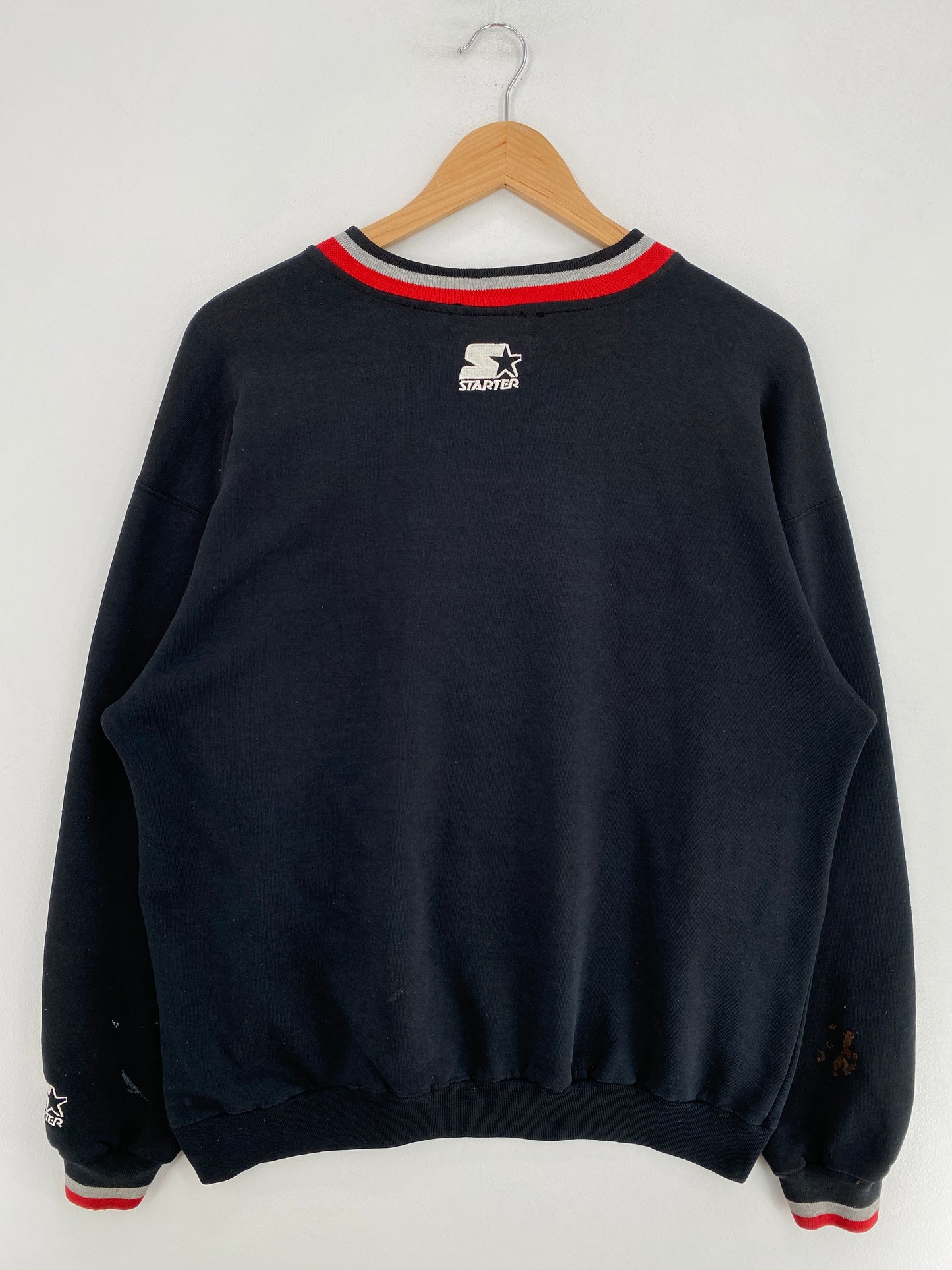 90’s STARTER x CHICAGO BLACKHAWKS Size L Vintage NHL Sweat-shirt / G6054S
