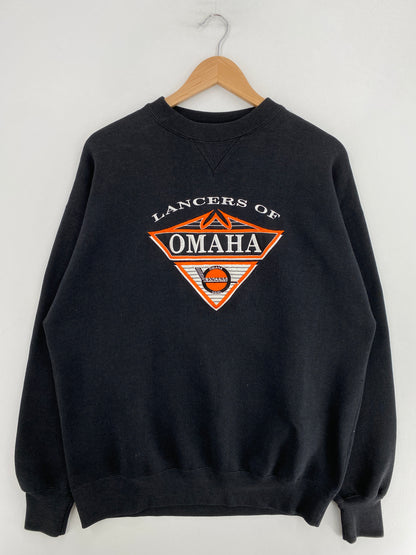 90’s LANCERS OF AMAHA Size XL Vintage USHL Sweat-Shirt / G2002S
