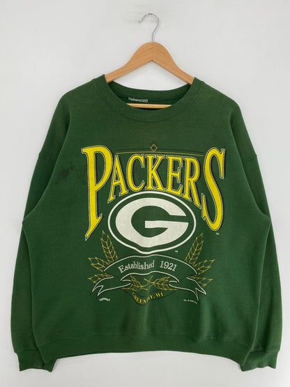 1995 GREEN BAY PACKERS Size Approx.XL Vintage NFL Sweat-Shirt / G2003S