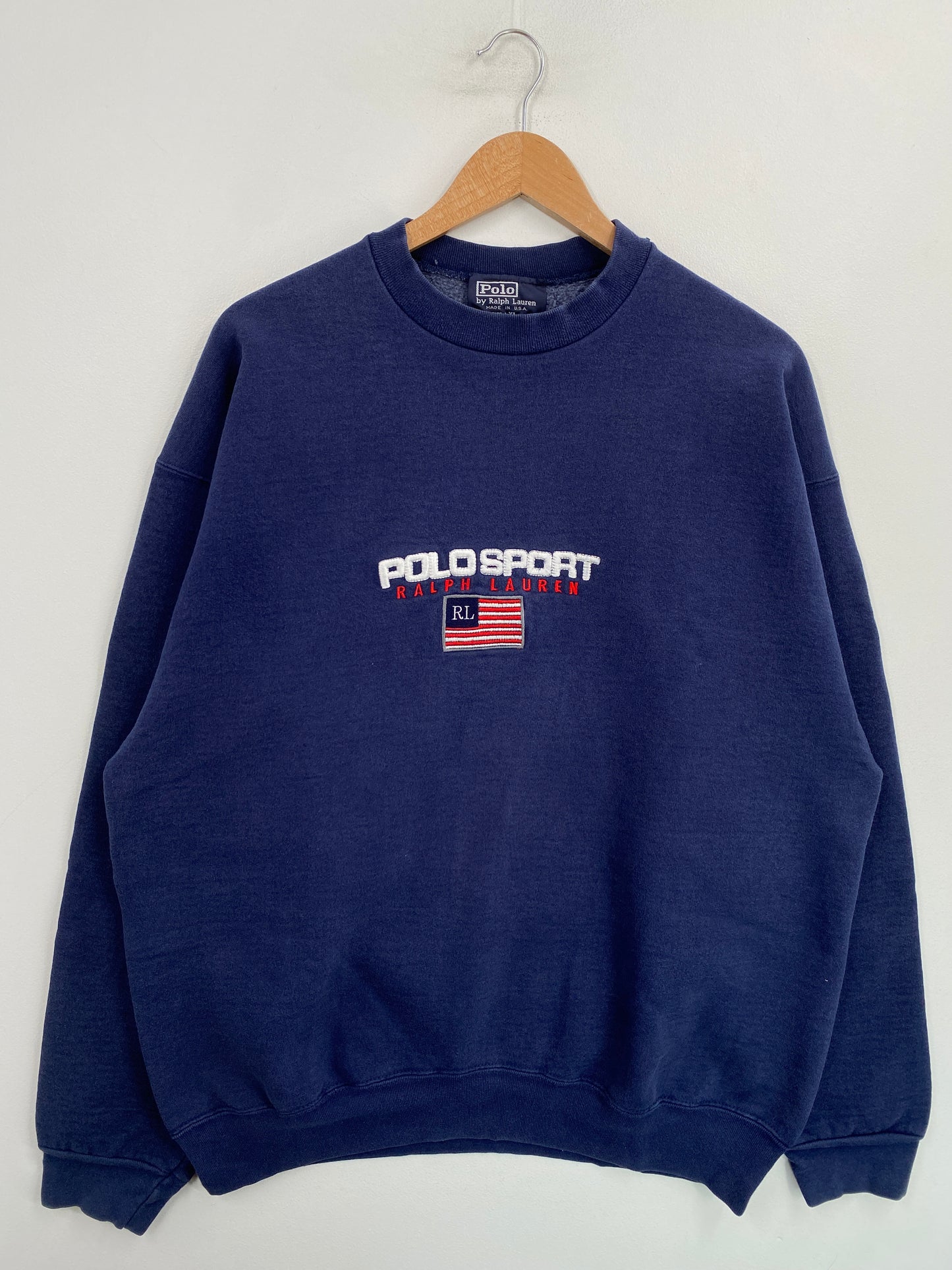 90's Remake POLO SPORT Made in USA Size XL Sweat-shirt / G5876S