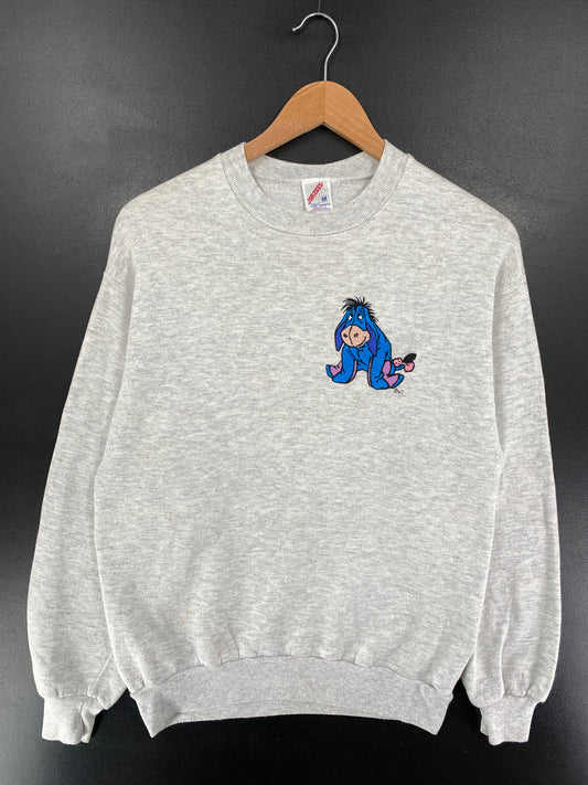 90's DISNEY EEYORE Made in USA Size M Vintage Sweat-shirt / G5905S