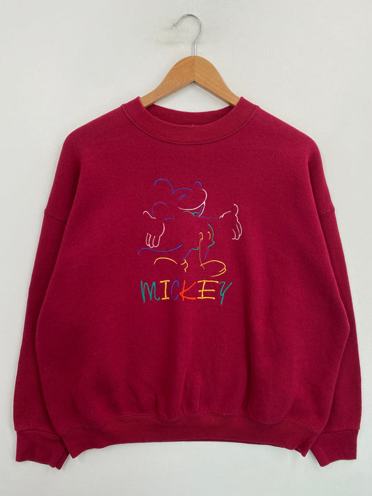 90's DISNEY MICKEY Made in USA Size XL Vintage Sweat-shirt / G5906S
