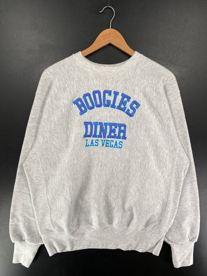 90's BOOGIES DINER LAS VEGAS Made in USA Size XL Vintage Sweat-Shirt / G5924S