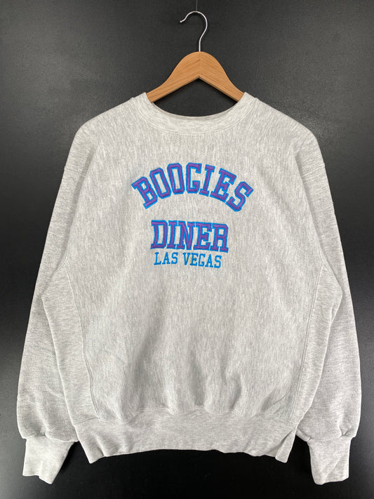 90's BOOGIES DINER LAS VEGAS Made in USA Size XL Vintage Sweat-Shirt / G5924S
